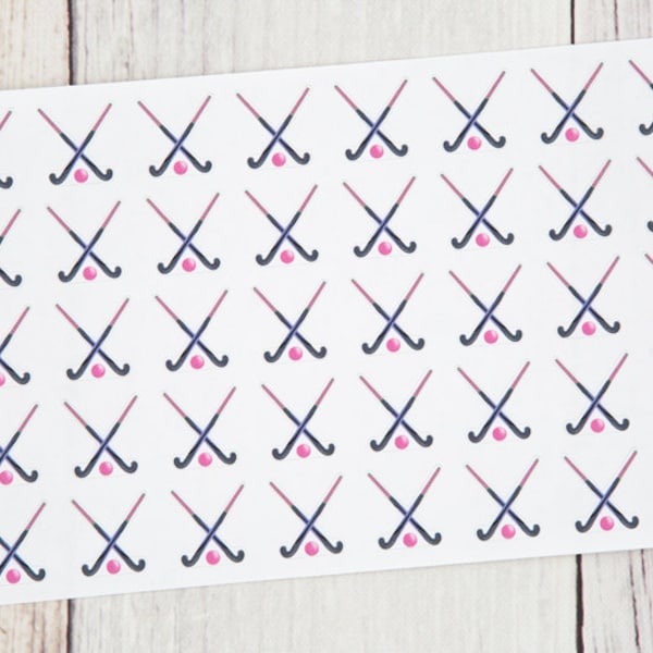 Field Hockey Scrapbook Stickers Etsy
