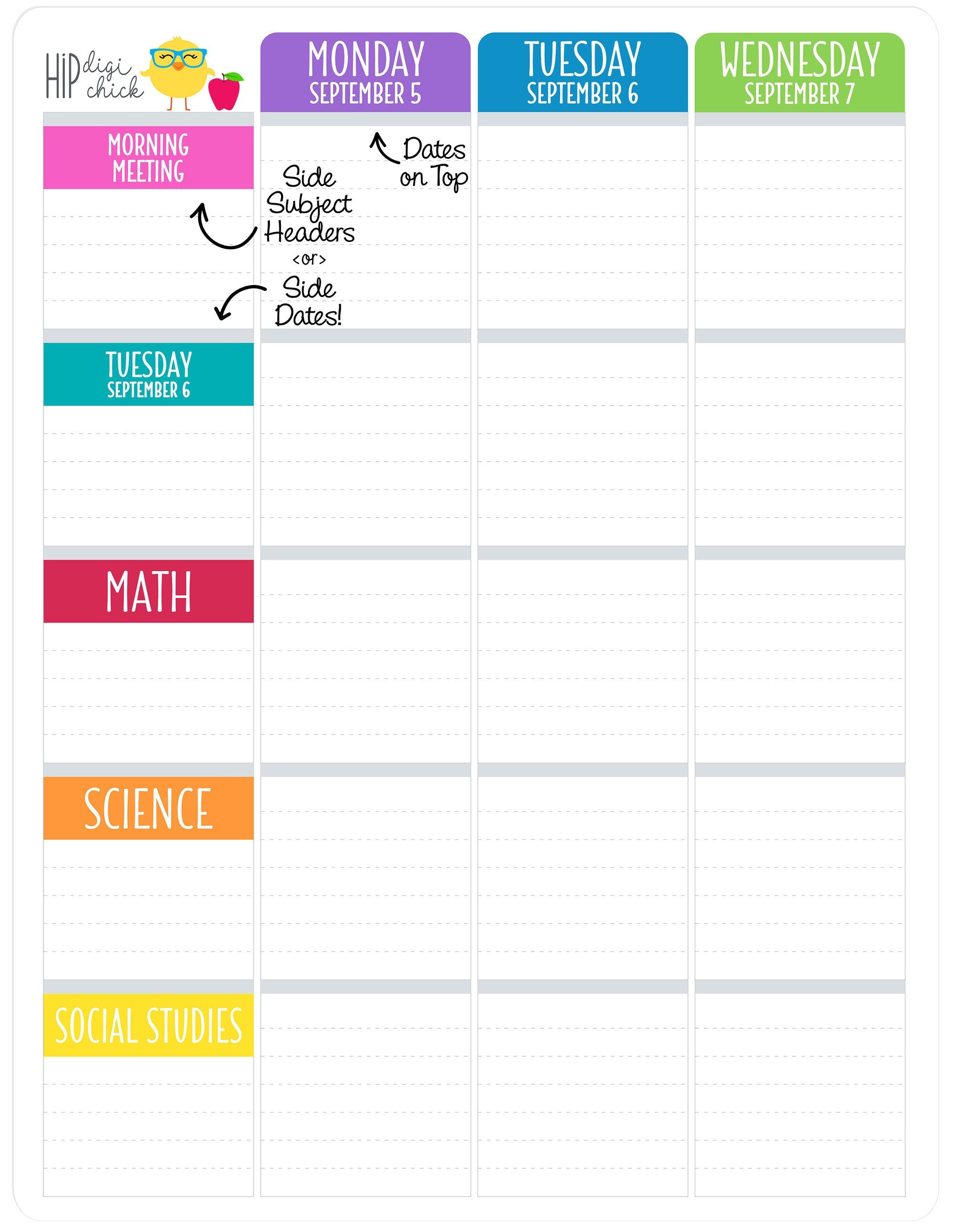 Erin Condren Teacher Goodnotes Planner Etsy