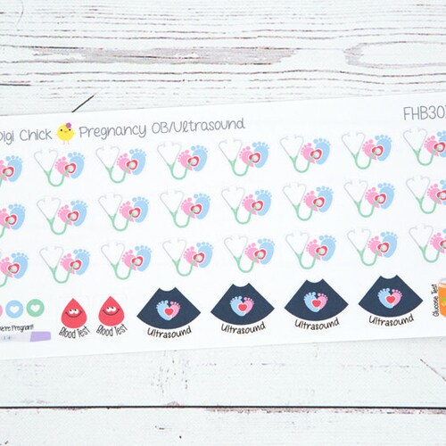 Prenatal Appointment Pregnancy Planner Stickers OB - Etsy