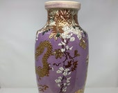 Meiji Period Satsuma Vase Lamp Base