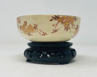 Japanse satsuma-porseleinen kom (meiji-periode)