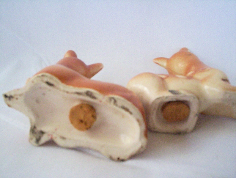 Spotted Deer or Fawns Vintage Deer Salt and Pepper Shakers