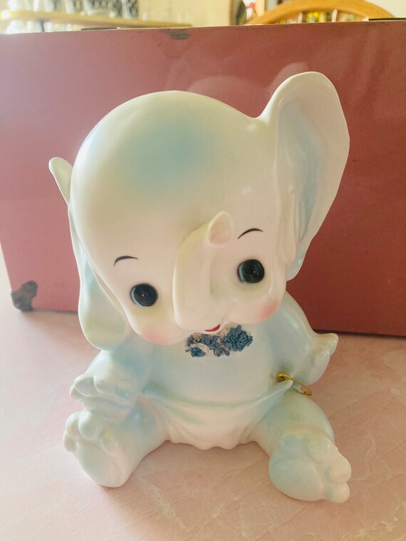 Vintage Baby Elephant Planter for Nursery Relpo 1964 Etsy