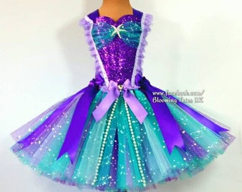 girls mermaid party dress