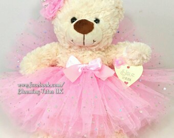 teddy bear with tutu skirt