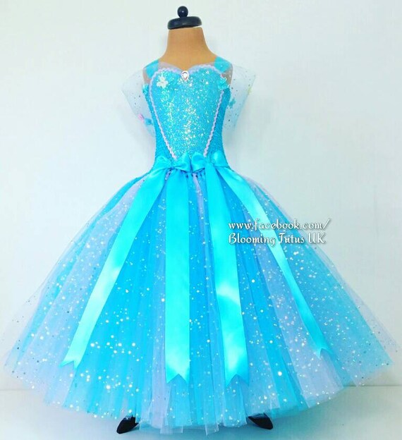 blue sparkly gown