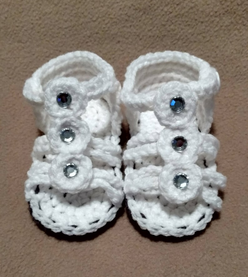 Crochet Baby Gladiator Sandals | Etsy