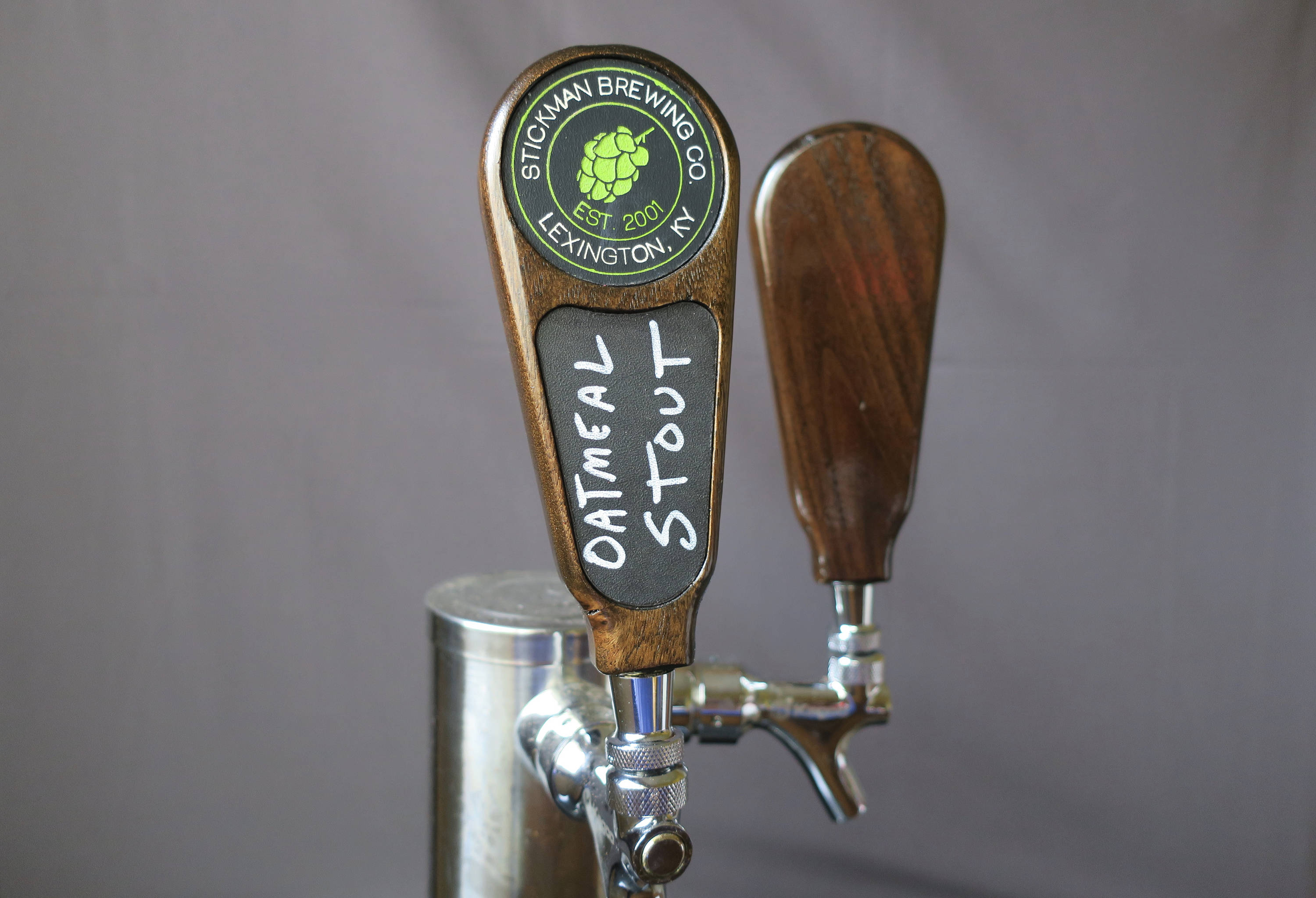 Beer tap handle Wood with chalkboard 6 inches tall Etsy