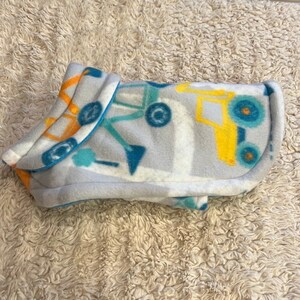 Small Dog Jacket (Trucks - Fleece)