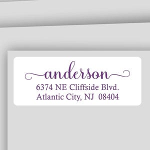 Custom Script Return Address Labels: Wedding, New Home, GE3