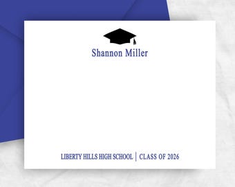 2026 Graduation Flat Thank You Cards: Grad Stationery, FLGR2