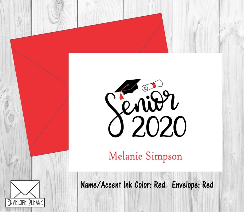 Graduation Thank You Cards Senior 2020 Note Cards