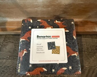 Bandana Medley Charm Pack by Rockstar Sewing for Benartex.