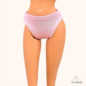 Rosa Puppenunterhose (006) - passend für 11.5 Inch Modepuppen - Unterwäsche für Modepuppen