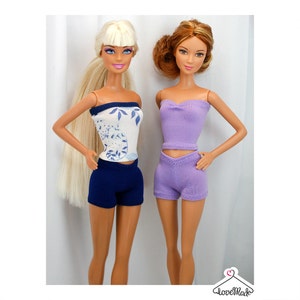 Fashion Doll Shorts 001 Color of your choice Handmade Clothes For 11.5 inch Fashion Dolls Lovemade image 3