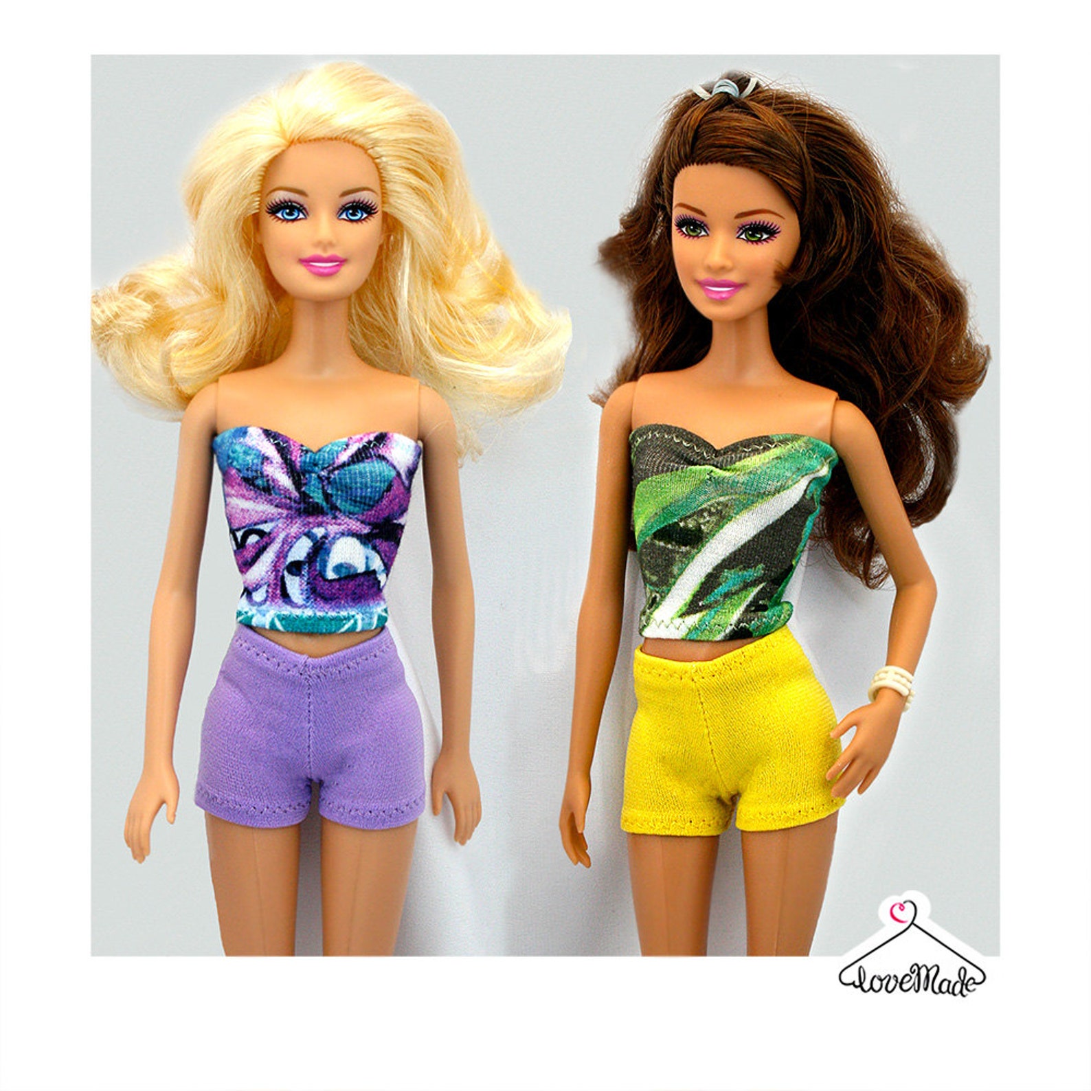 Shorts for Barbie SH 001 10 Colors handmade Doll Clothes Etsy