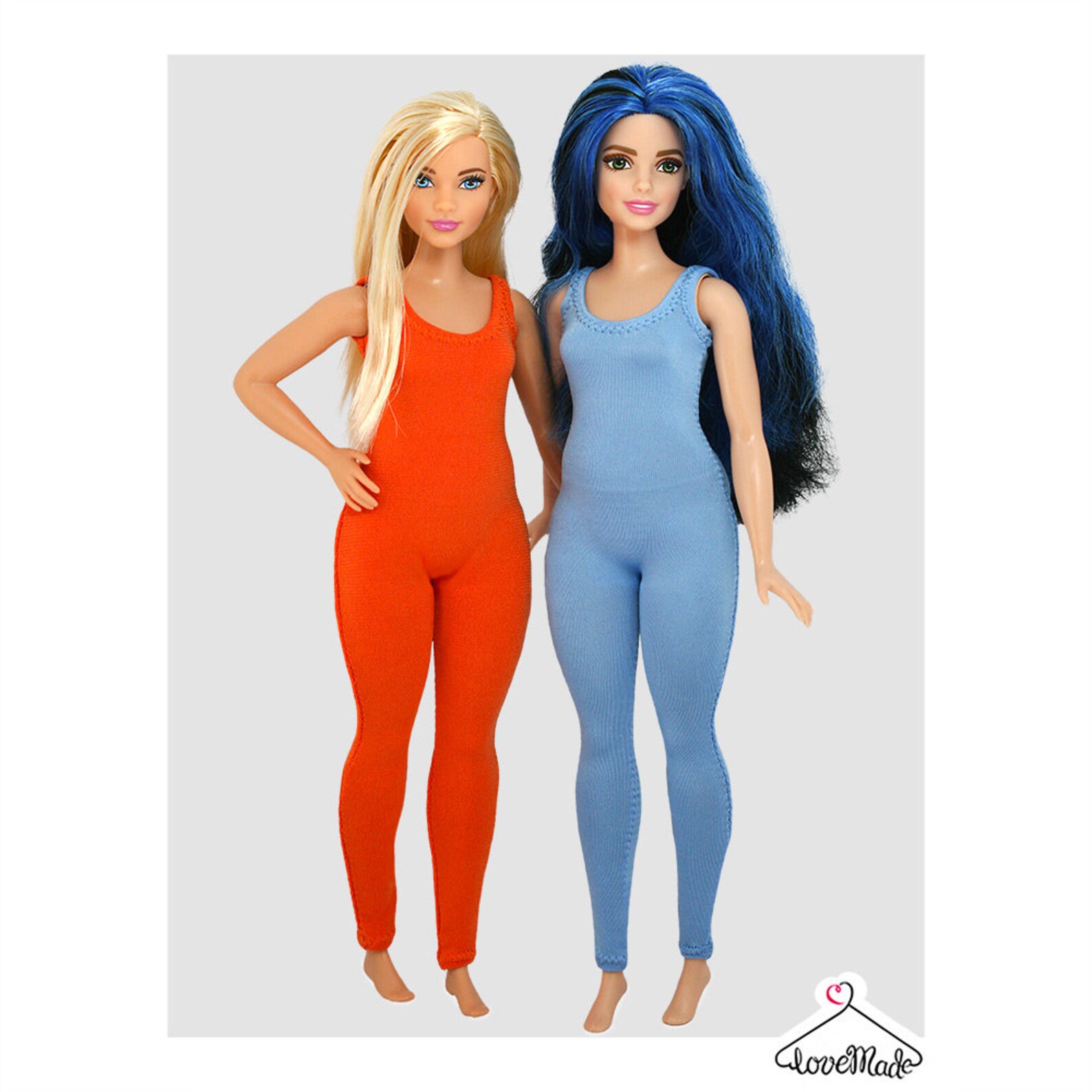 Barbie Jumpsuit Curvy Barbie Jumpsuit handmade Barbie | Etsy