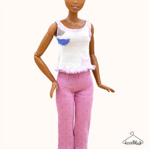 Barbie Pigiama ragazze unicorno, rosa, 7-8 Anni
