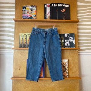 Vintage 90’s ZENA denim capri pants size 12 cropped jeans 31” waist