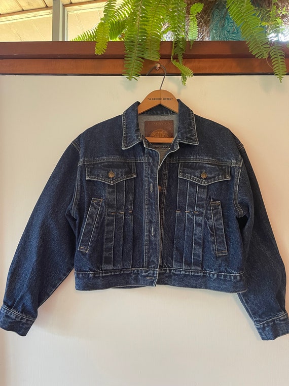 Vintage 90’s Lawman Cropped Denim Jacket Classic s