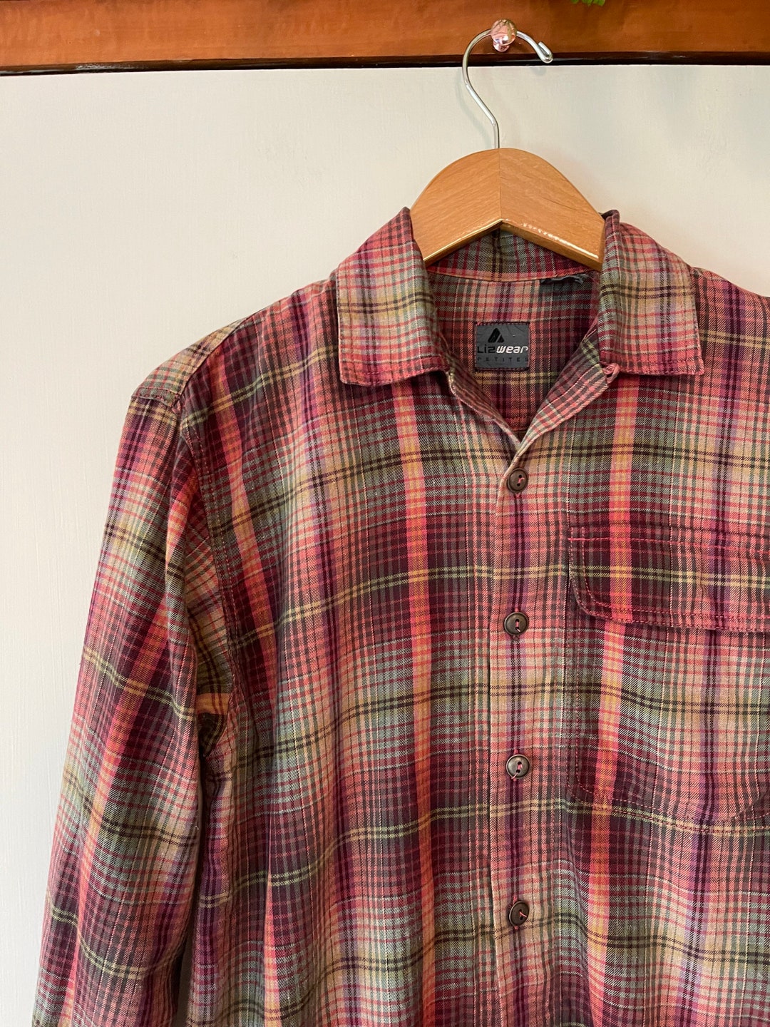LIZ claiborne vintage shirt ヴィンテージ 綿 シャツ il_fullxfull.5263745834_ef99.jpg