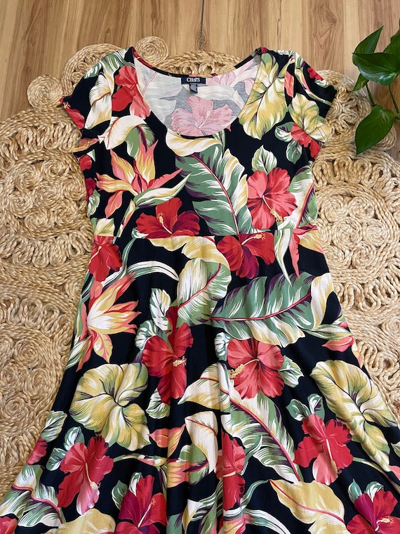 Vintage 90s Ralph Lauren Chaps Tropical 