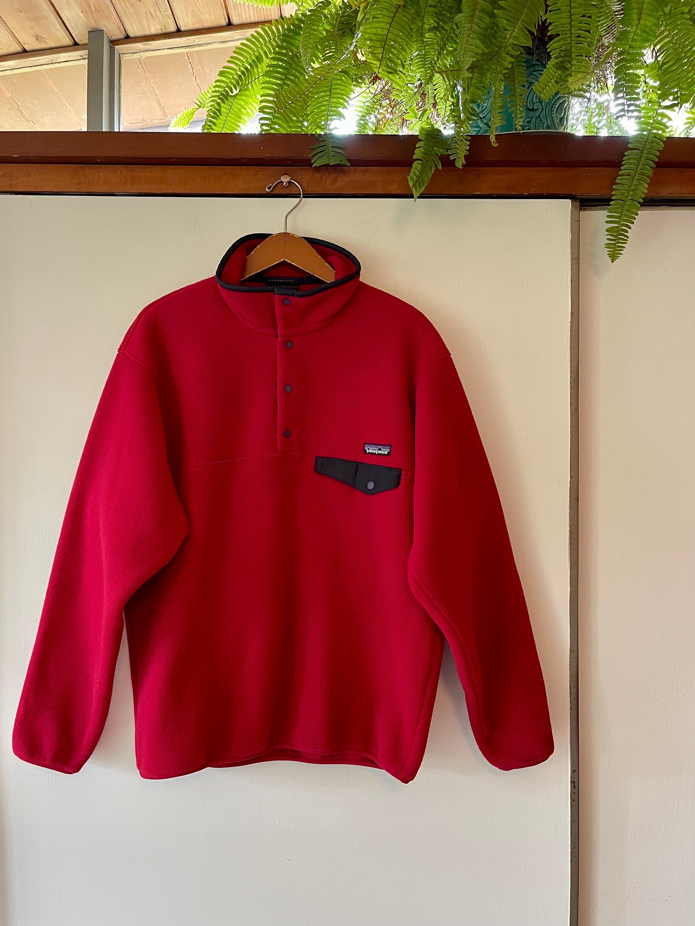 Vintage Patagonia Synchilla Snap Patagonia Fleece Red Patagonia