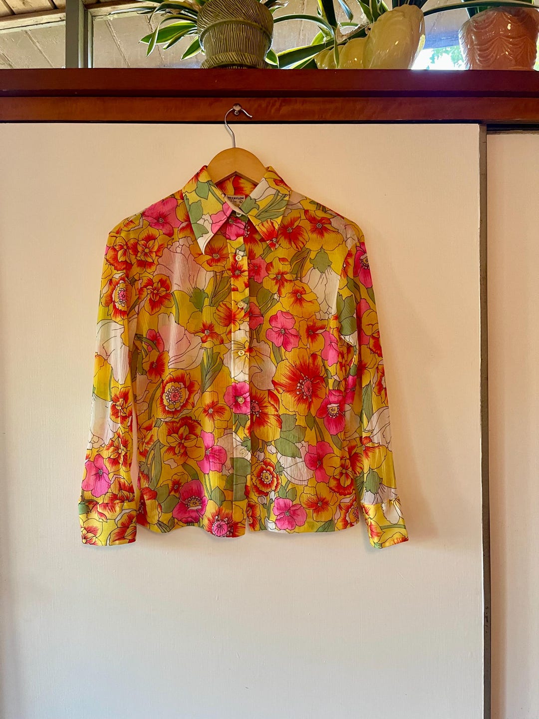 70’s Button Down Blouse