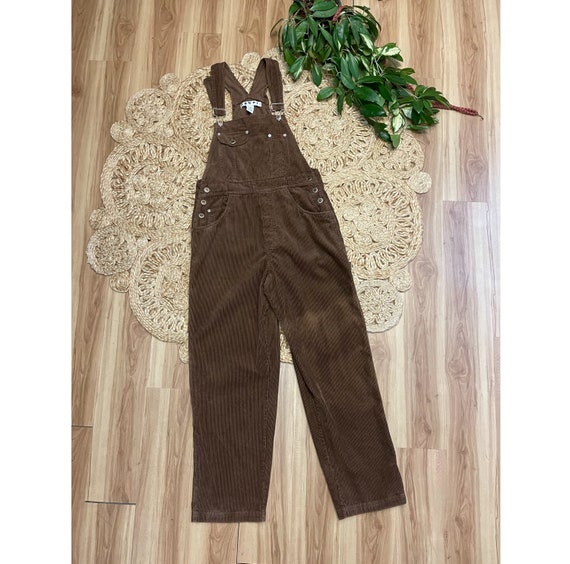 Chocolate Cord Overalls