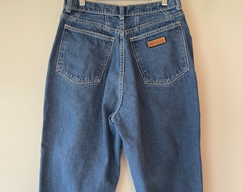 vintage 90's GITANO taille haute jambe effilée jeans 29 » taille