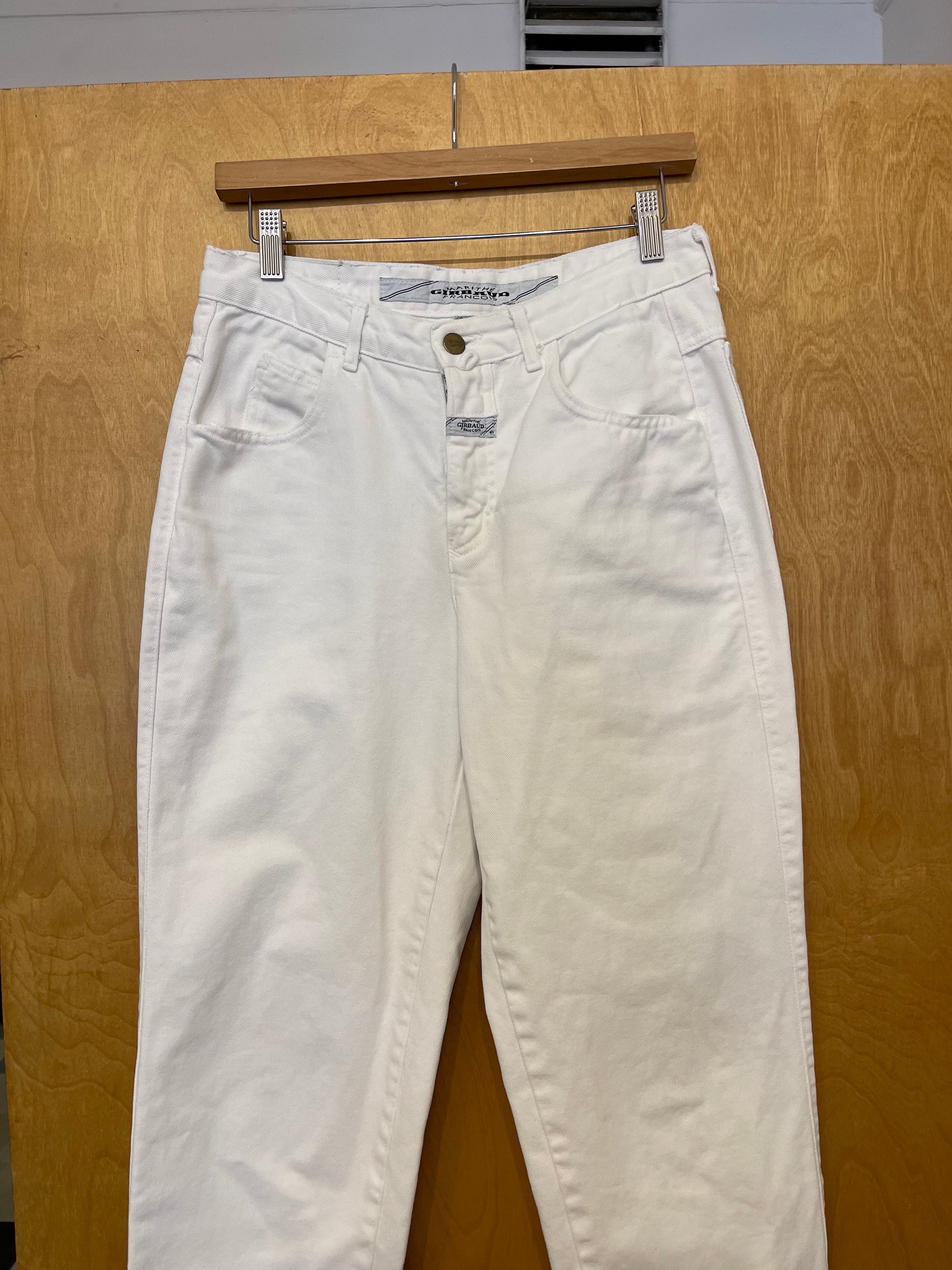 パンツ 90s MARITHE FRANCOIS GIRBAUD WHITE DENIM Vintage 80's MARITHE' FRANCOIS GIRBAUD White Denim Jeans