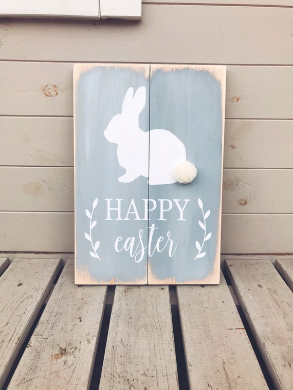 Happy Easter - Wooden Sign