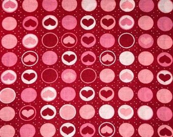 Heart fabric | Etsy