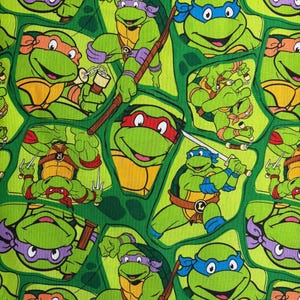 2014 Teenage Mutant Ninja Turtles Hero’s in a Half Shell, Ninja Turtle Cotton Fabric, Vintage TMNT Fabric, Springs Creative Fabrics