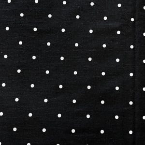 Small Dot Black, Black Polka Dot Fabric, Quilting Fabric, Cotton Fabric, Polka Dot Fabric, Small Black Polka Dot Fabric