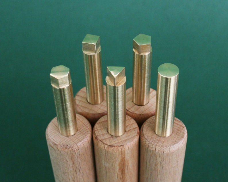 Bookbinding Tool Set Hot Stamping Tools Brass Handtools Etsy