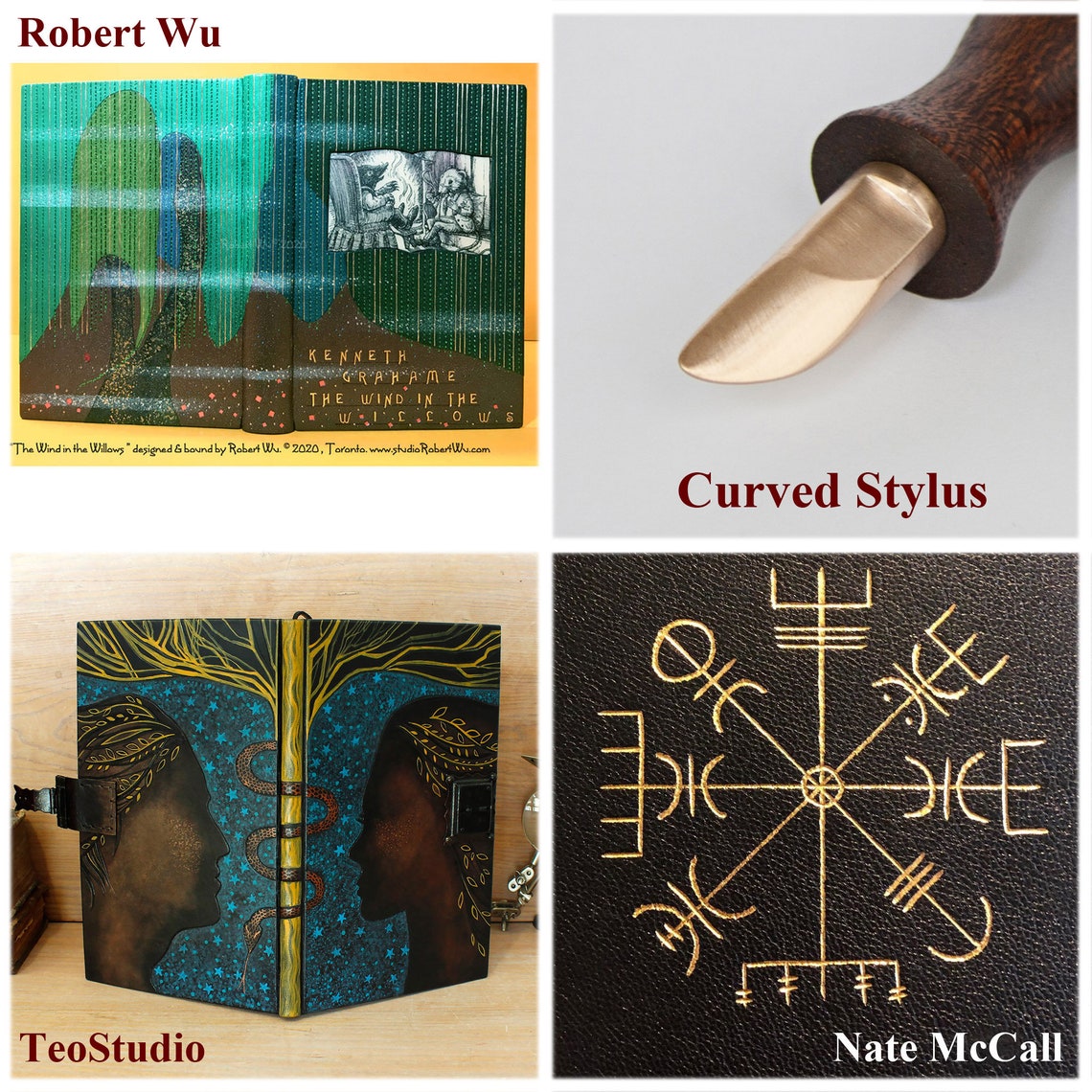 Bookbinding Stylus Set Bookbinding Tools Brass Handtool - Etsy