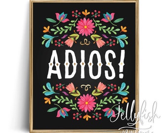 Adios-bord | Afstudeerdecoraties 2025 | Feestdecoraties | Feestbedankje | Feestdecoratie | Feestdecoraties | Mexicaans | Volksmuziek | Goud | FI1