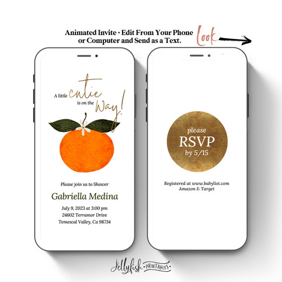 animated invitation template