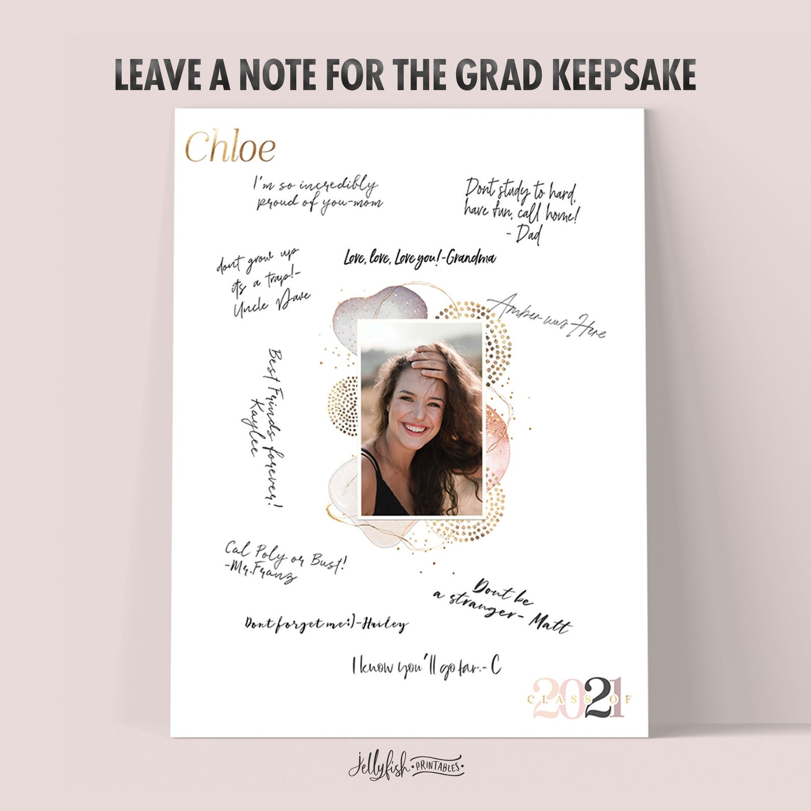 Graduation Signature Board Template Signature Sign - Etsy