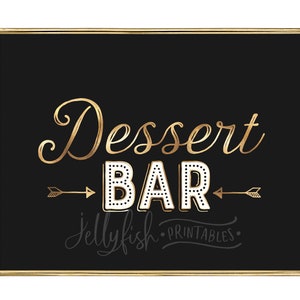 Dessert Table Sign Printable or Printed Signs Vintage - Etsy