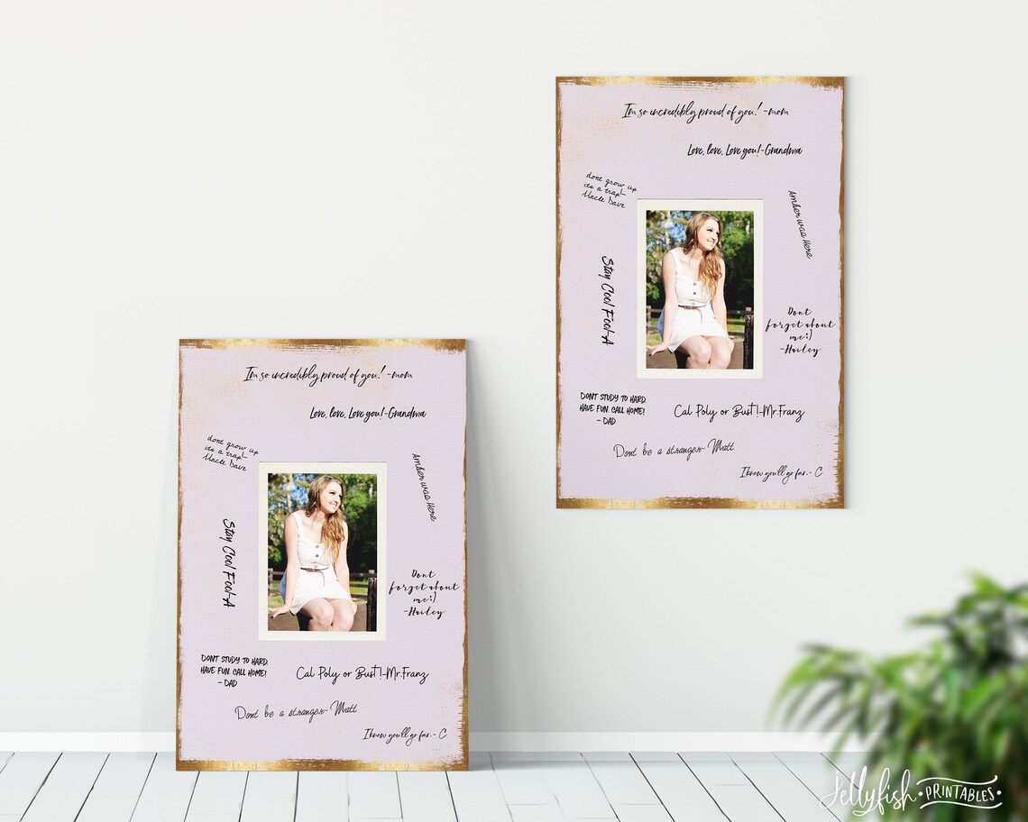 Graduation Signature Board Template Signature Sign - Etsy