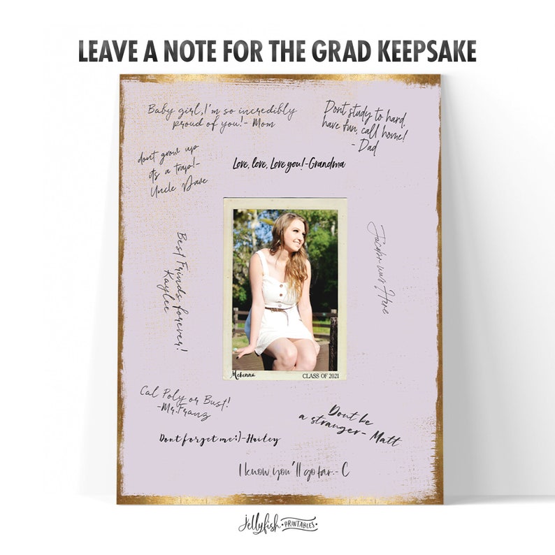 Graduation Signature Board Template Signature Sign - Etsy
