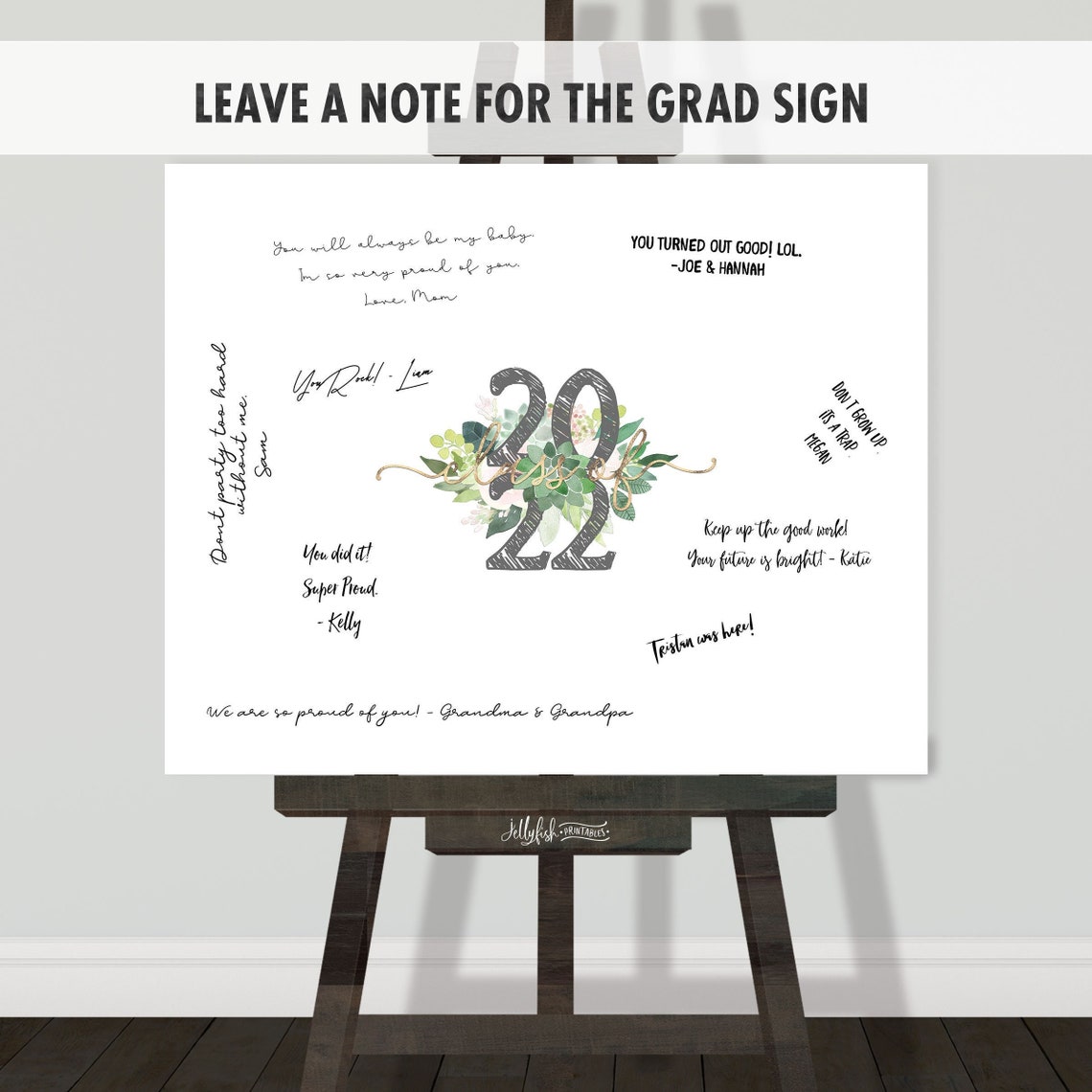 Graduation Signature Board Template Signature Sign - Etsy