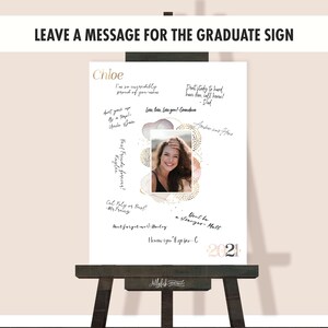 Graduation Signature Board Template Signature Sign - Etsy