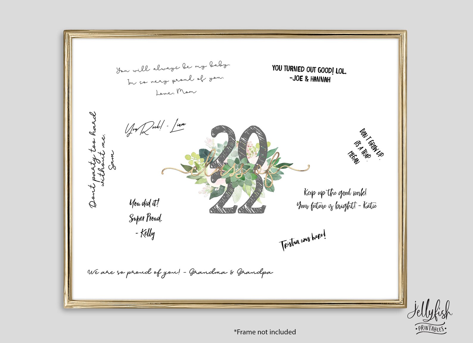 Graduation Signature Board Template Signature Sign - Etsy