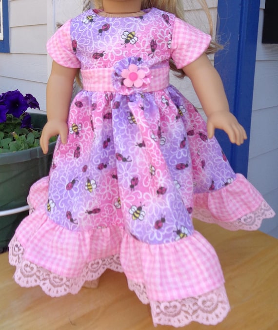 pink ladybug dress Pink/raspberries Ladybug Dress for kids