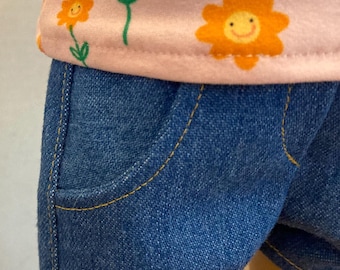 Blue Jeans Shorts for 18" Dolls. HandMade in USA