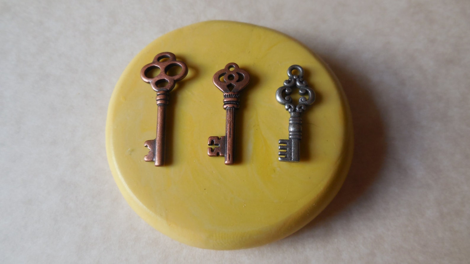 Steampunk Key Molds Silicone mold craft mold porcelain Etsy