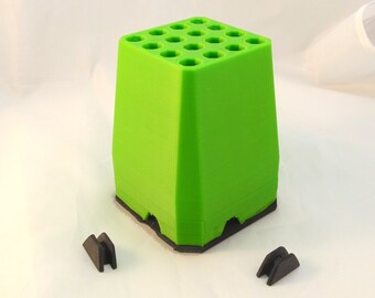 Portaherramientas modular de plástico con 16 compartimentos, resistente al agua, para carpintería, lápiz, rotulador, pincel, manualidades, colores personalizados, envío gratuito a EE. UU.